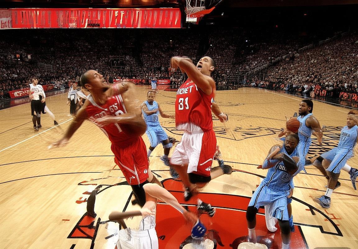 2009年NBA火箭对魔术巅峰对决：姚麦魔兽火花四溅战况回顾(图3)