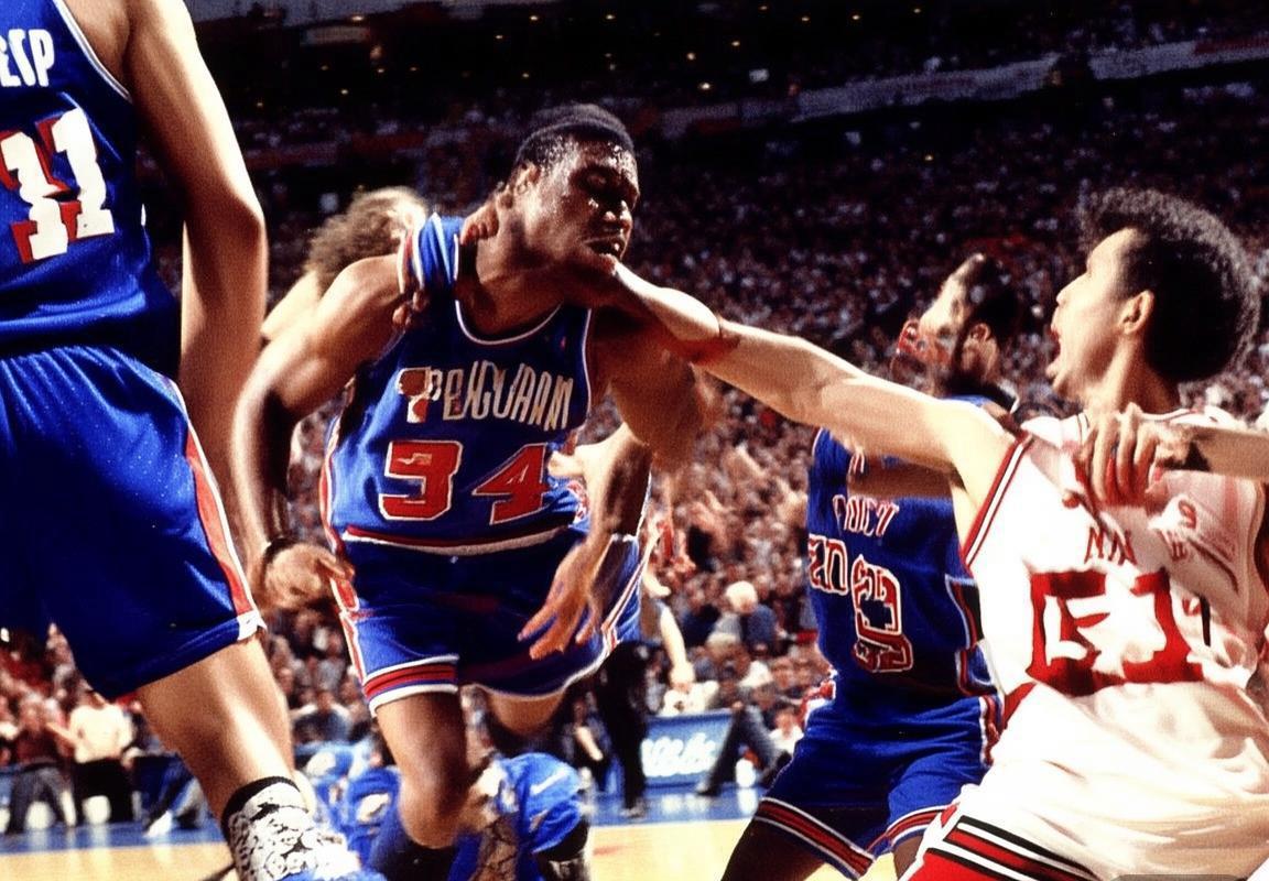 1991年NBA季后赛：活塞vs公牛巅峰对决解析(图2)